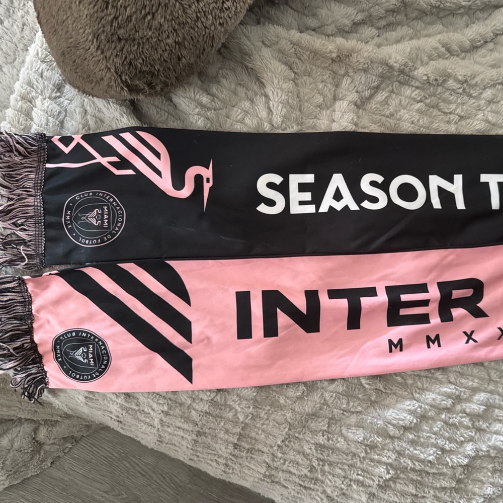 Inter Miami CF Season Ticket Holder Scarf Limited Edition